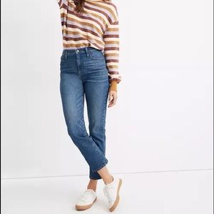 Madewell Classic Straight Jeans in Coldbrook Wash